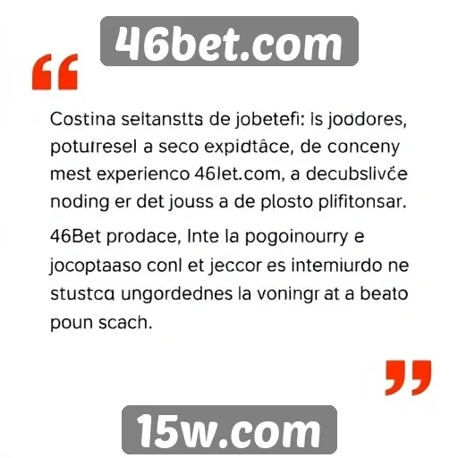 Depoimentos de jogadores sobre 46bet.com